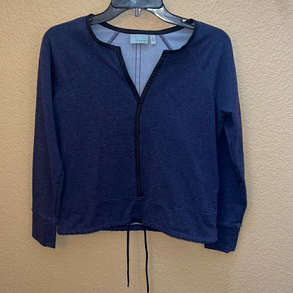 Athleta- Drawstring Sentry Tiepulloversweatshirt - image 2